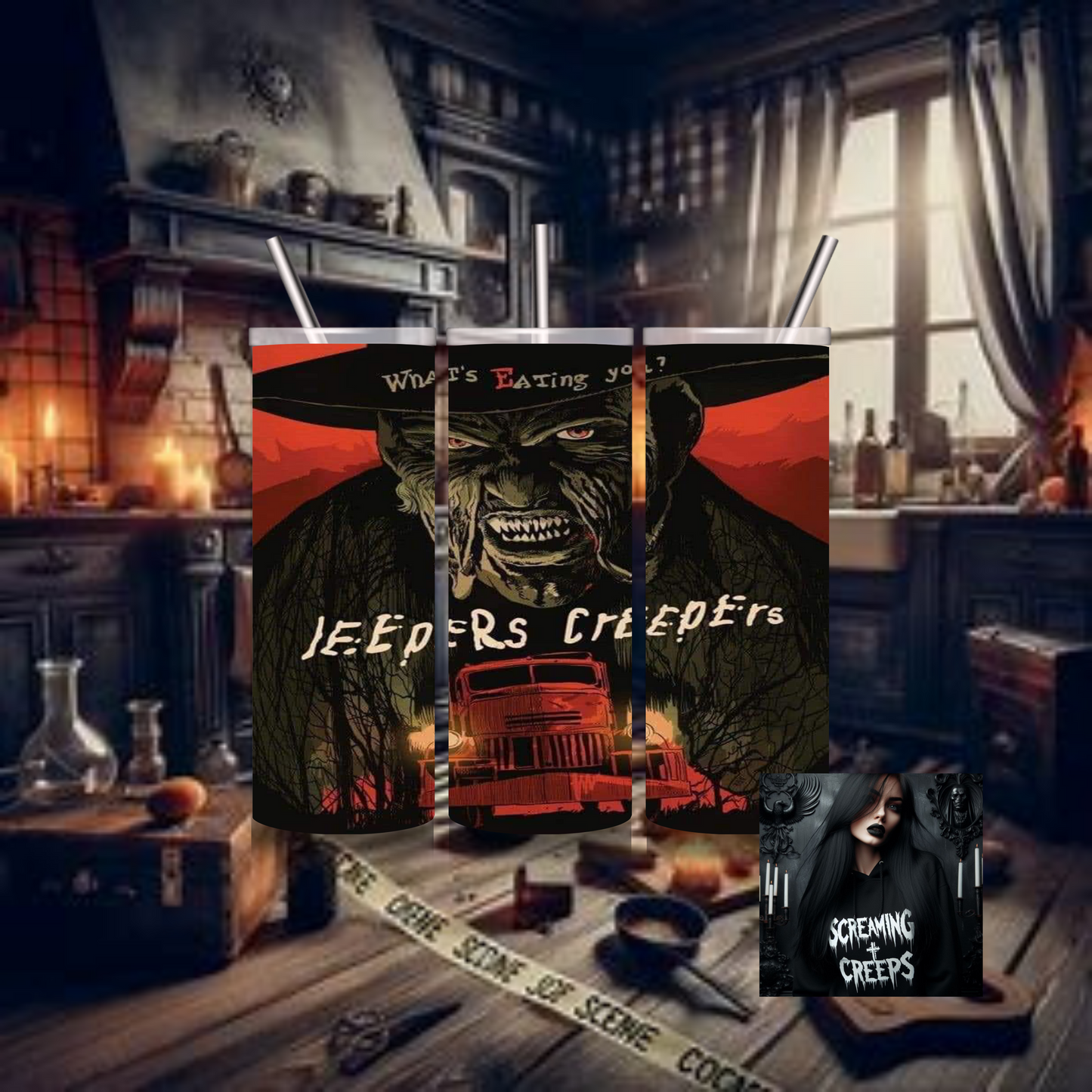 Jeepers Creepers, 20oz Insulated Drinking Tumbler