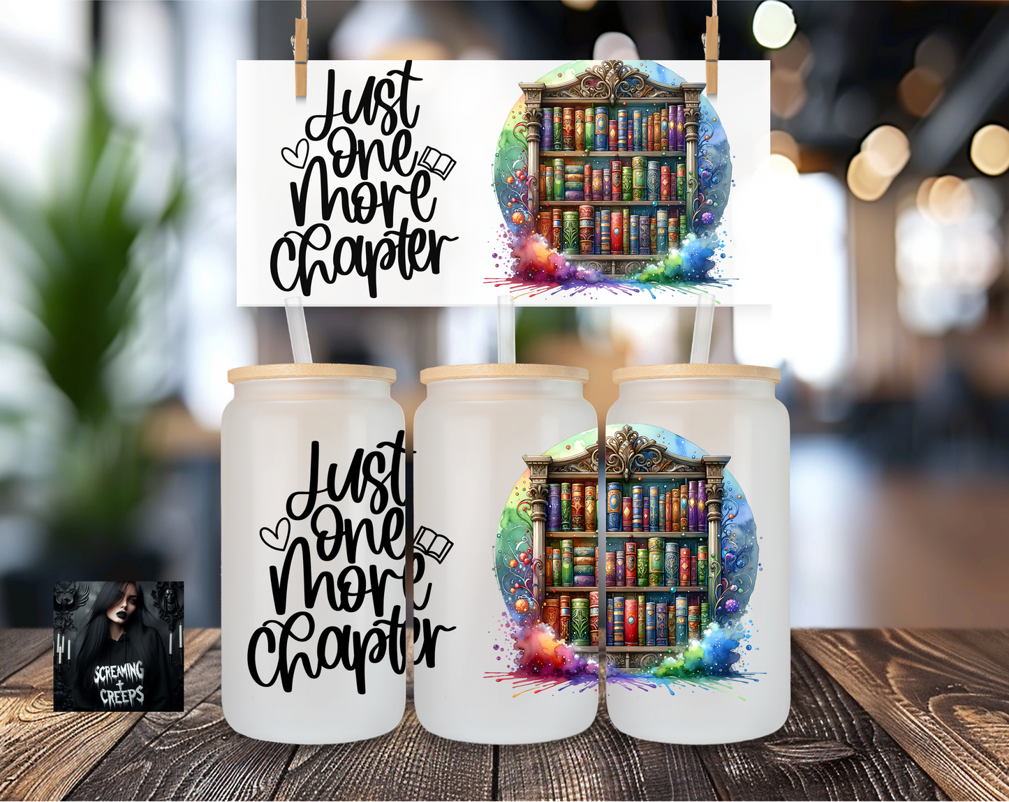 Libbey Coffee Cup Just One More Chapter