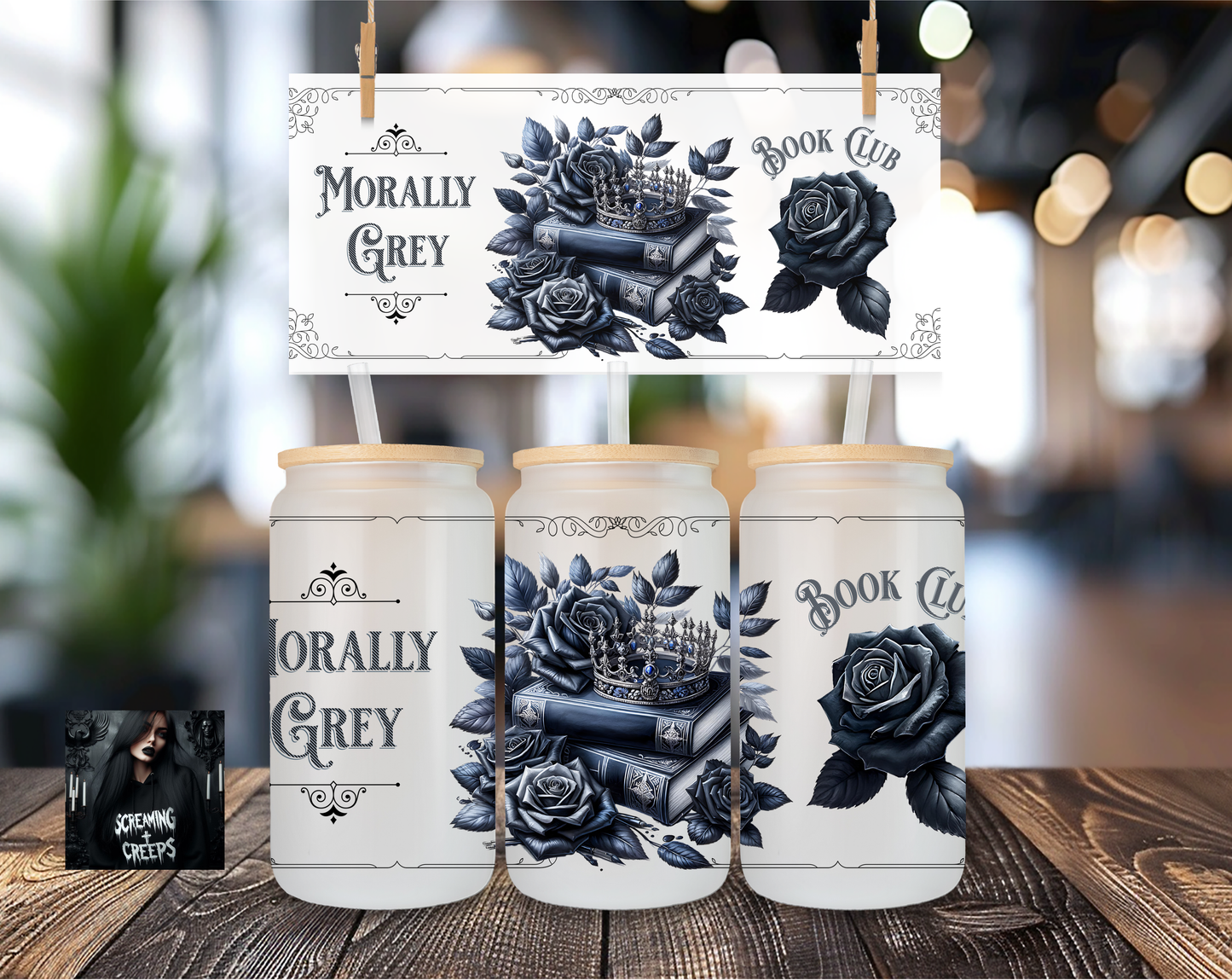 Libbey Coffee Cup Morally Gray Book Club