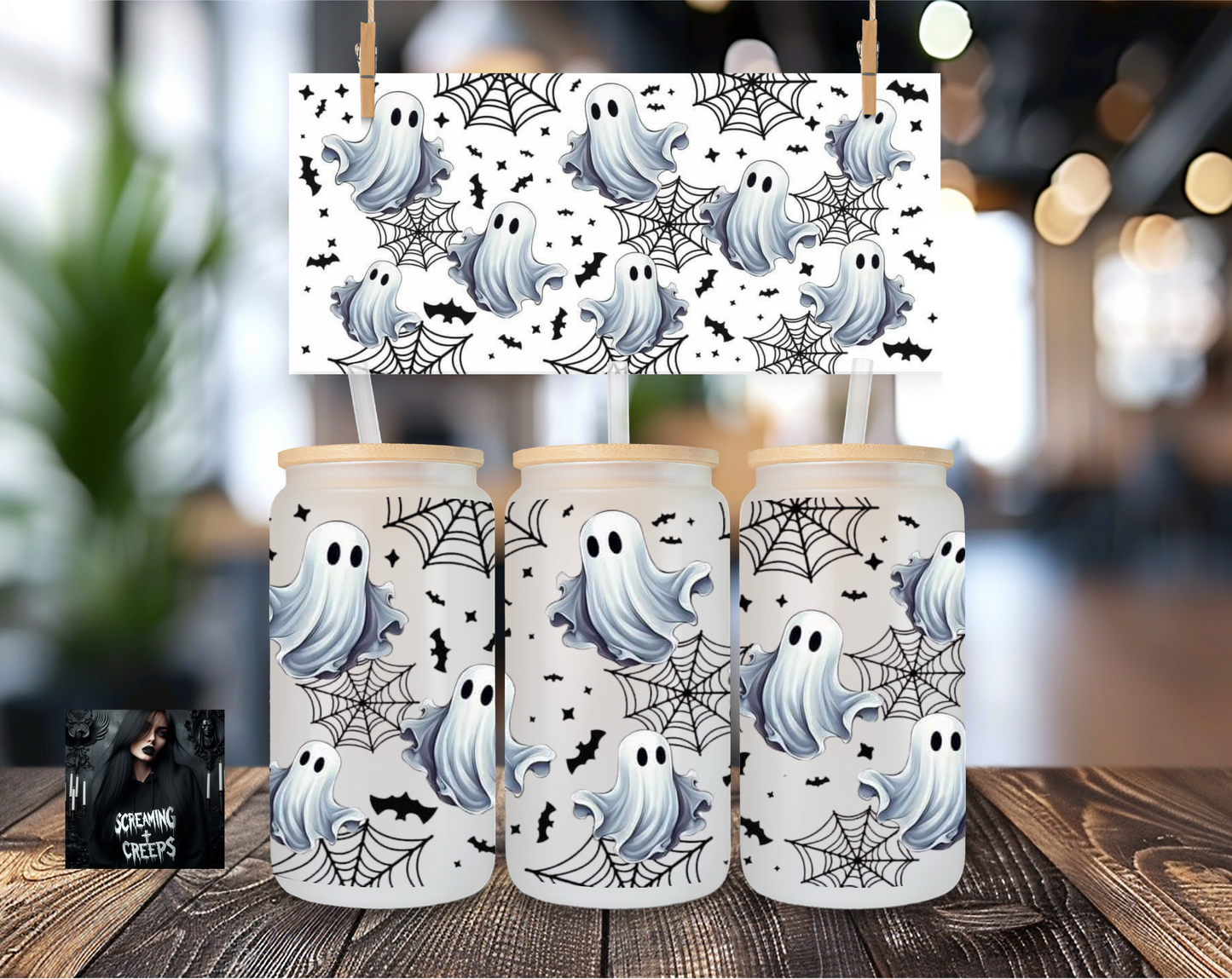 Libbey Coffee Cup Ghost