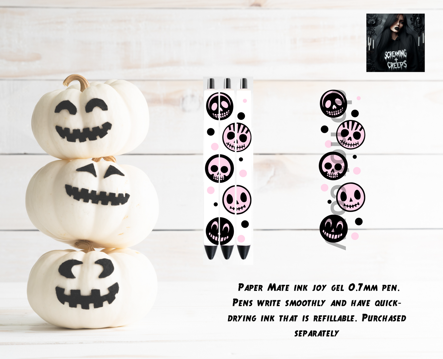 Smiley Skellys Custom Pen