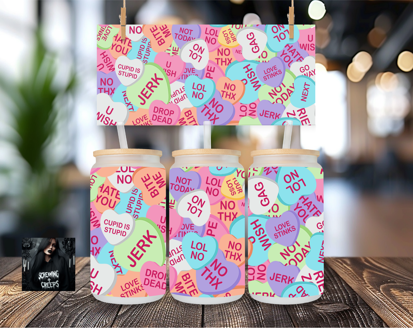 Libbey Coffee Cup Cupid is Stupid