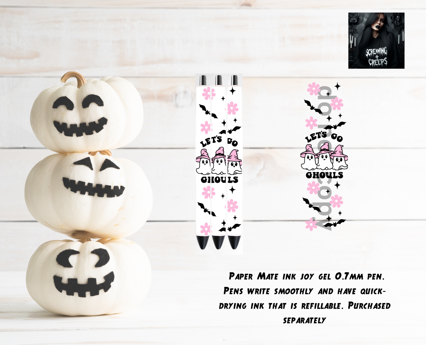 Lets Go Ghouls Custom Pen