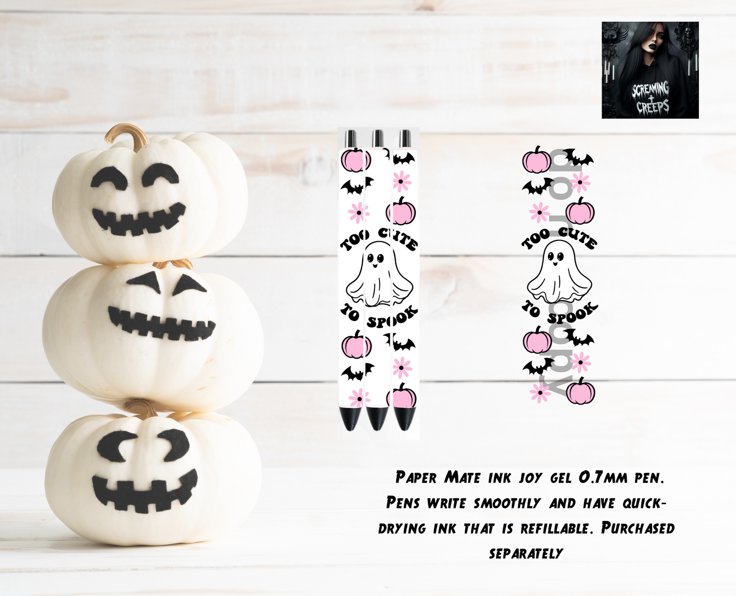 Too Cute To Spook Custom Pen