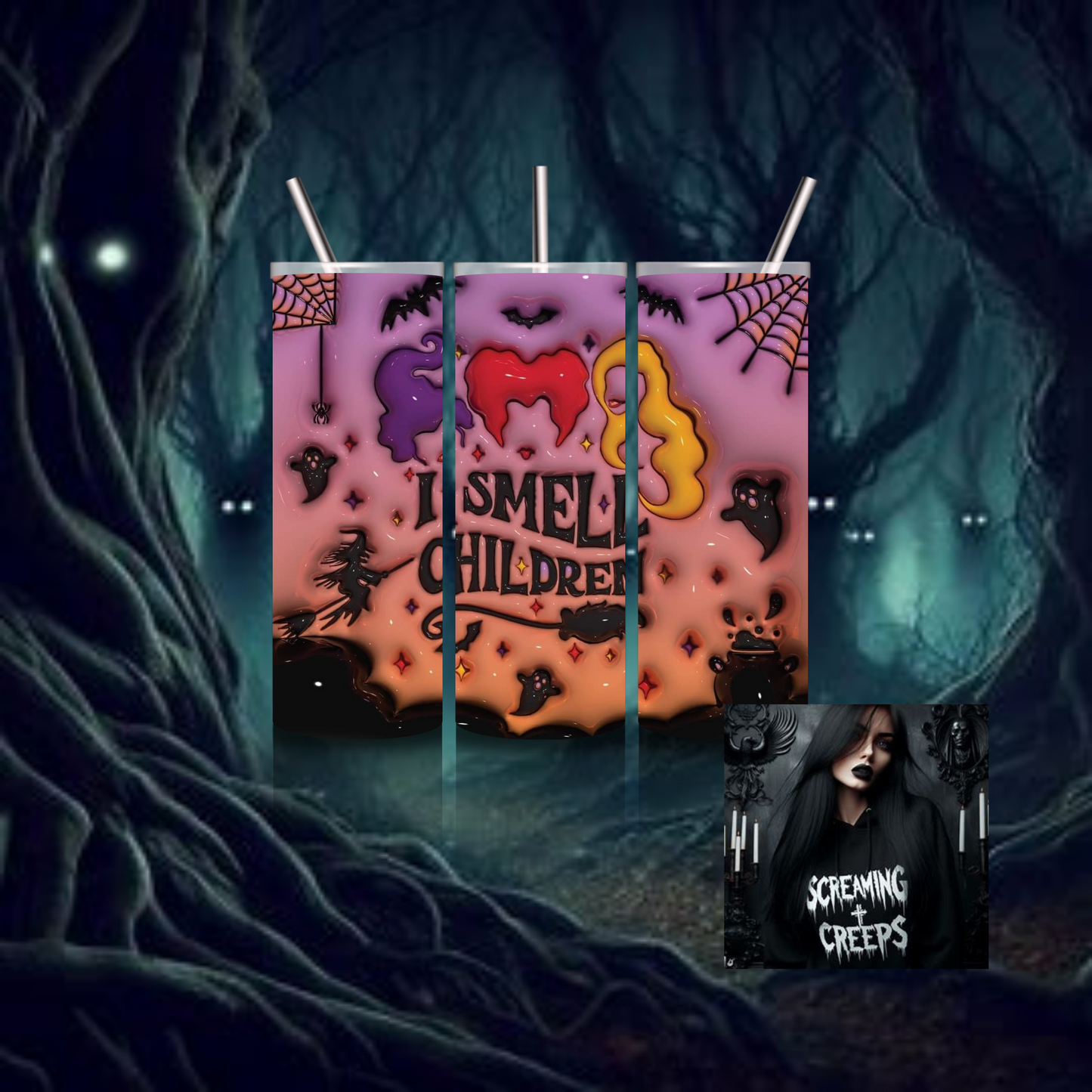 Classic Movie and Show Tumblers, Stainless Steel Edition for Halloween Movie Marathons