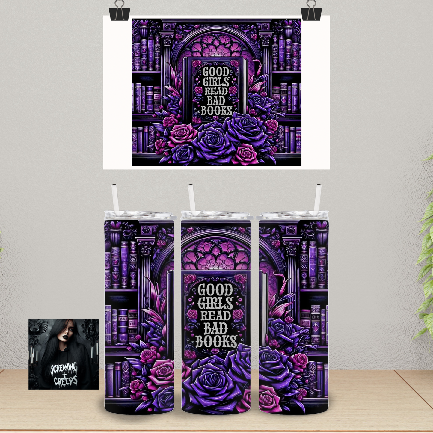 Good Girls Read Bad Books 20 oz. Tumbler