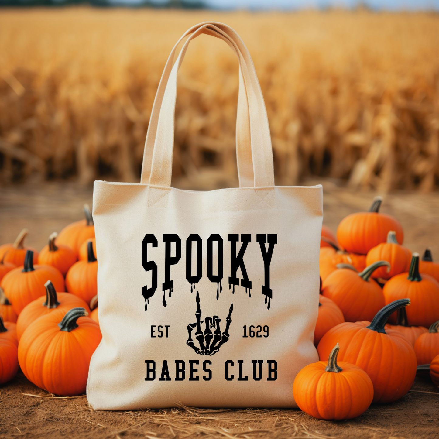 Spooky Babes Club Tote Bag