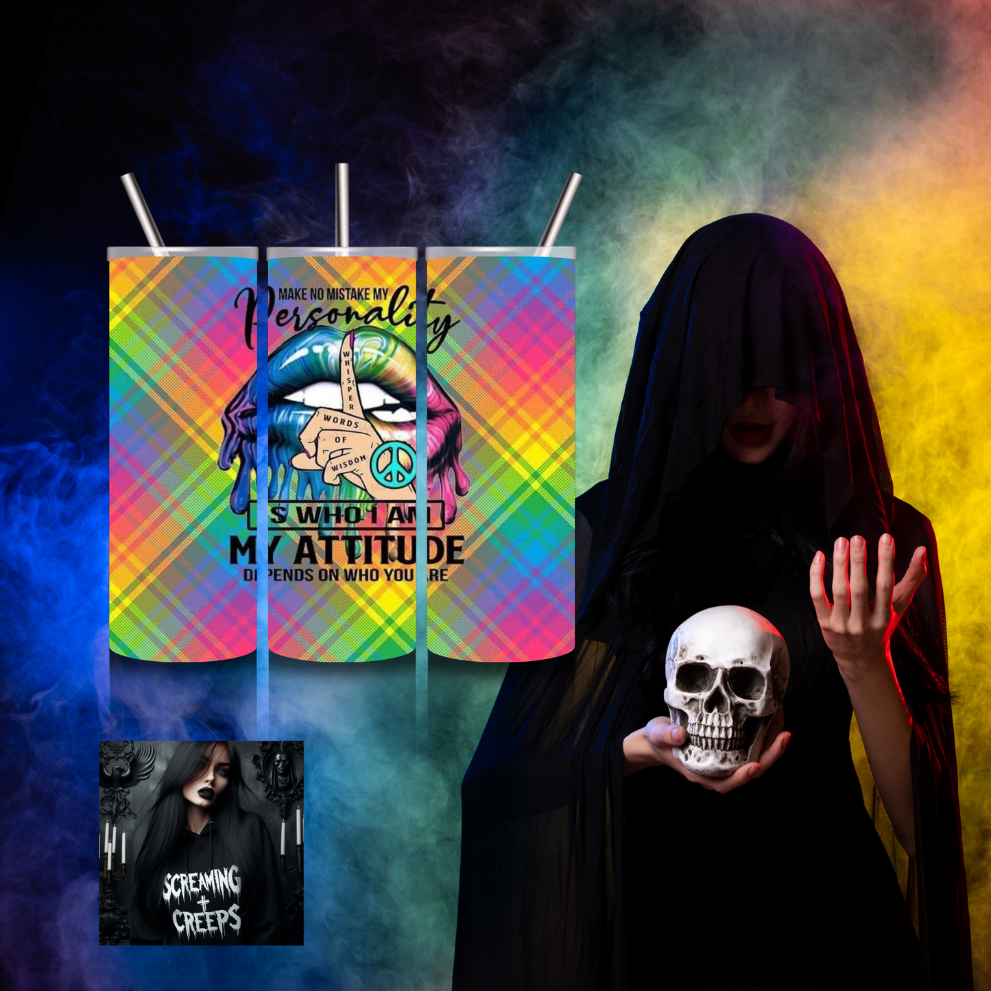 Sassy Sarcasm Sipper: Stainless Steel Tumbler for Witty Quips