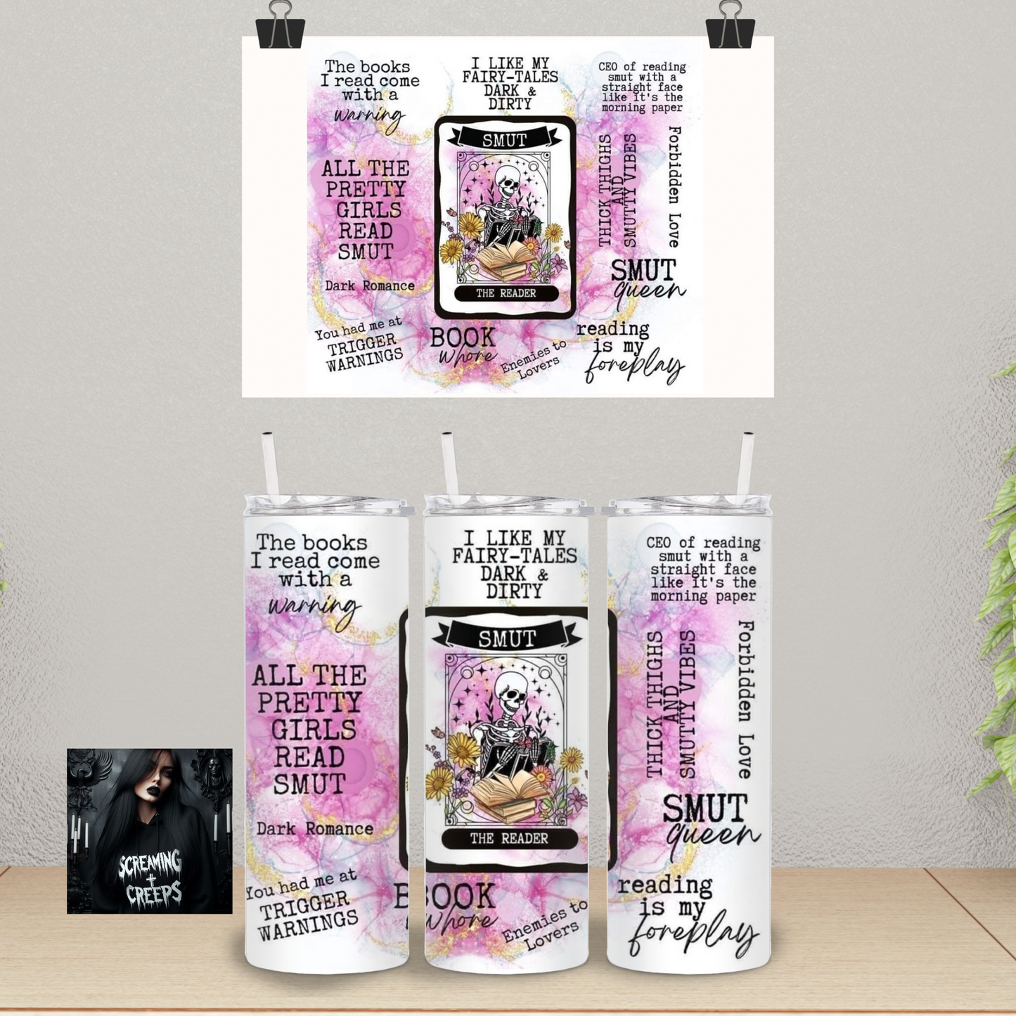 Smut Tarot 20 oz. Tumbler