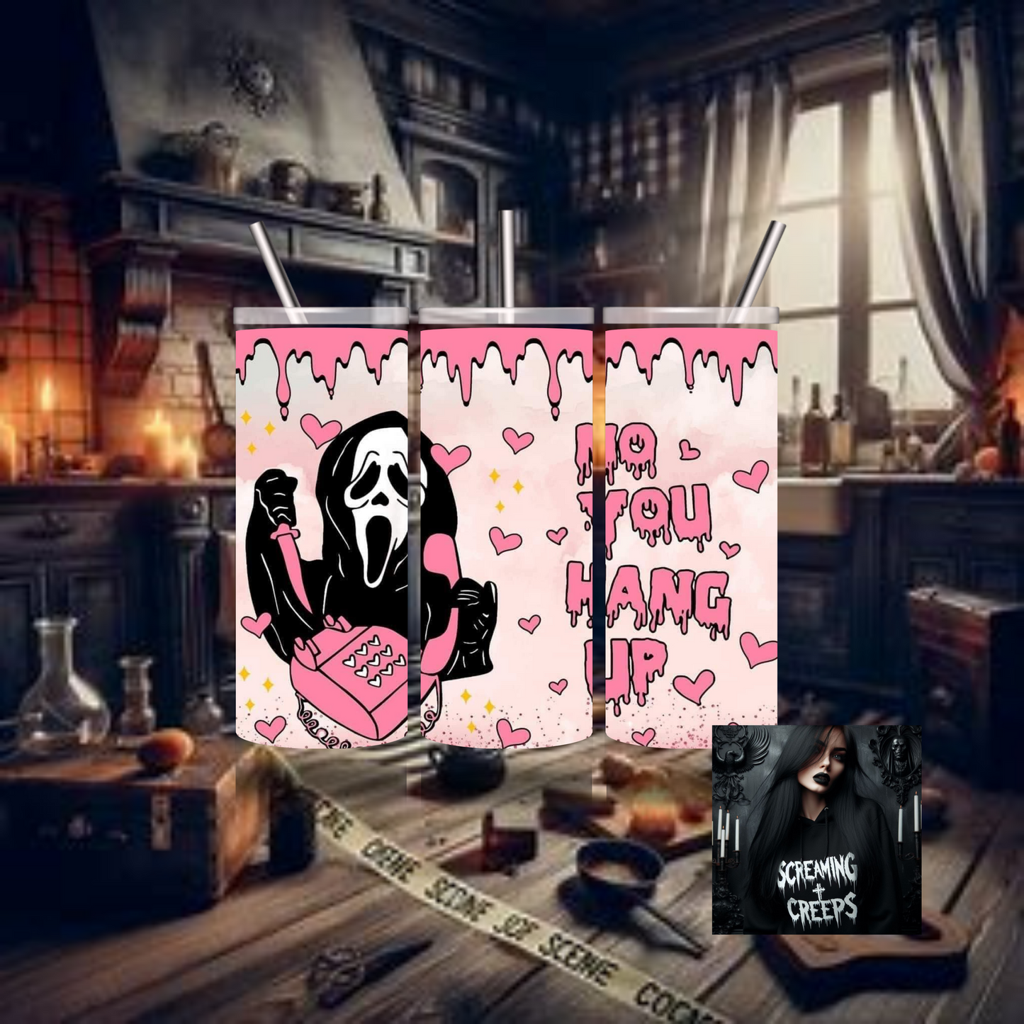 Horror Insulated Tumbler, Horror Movie Marathon Essential