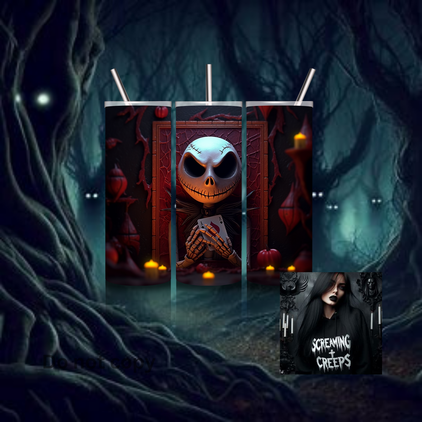 Classic Movie and Show Tumblers, Stainless Steel Edition for Halloween Movie Marathons