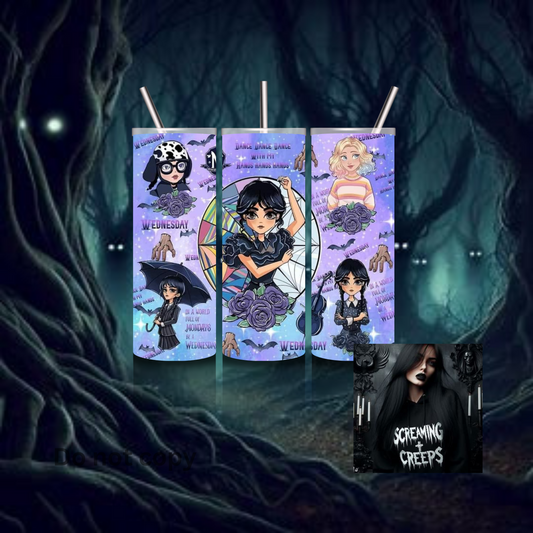 Classic Movie and Show Tumblers, Stainless Steel Edition for Halloween Movie Marathons