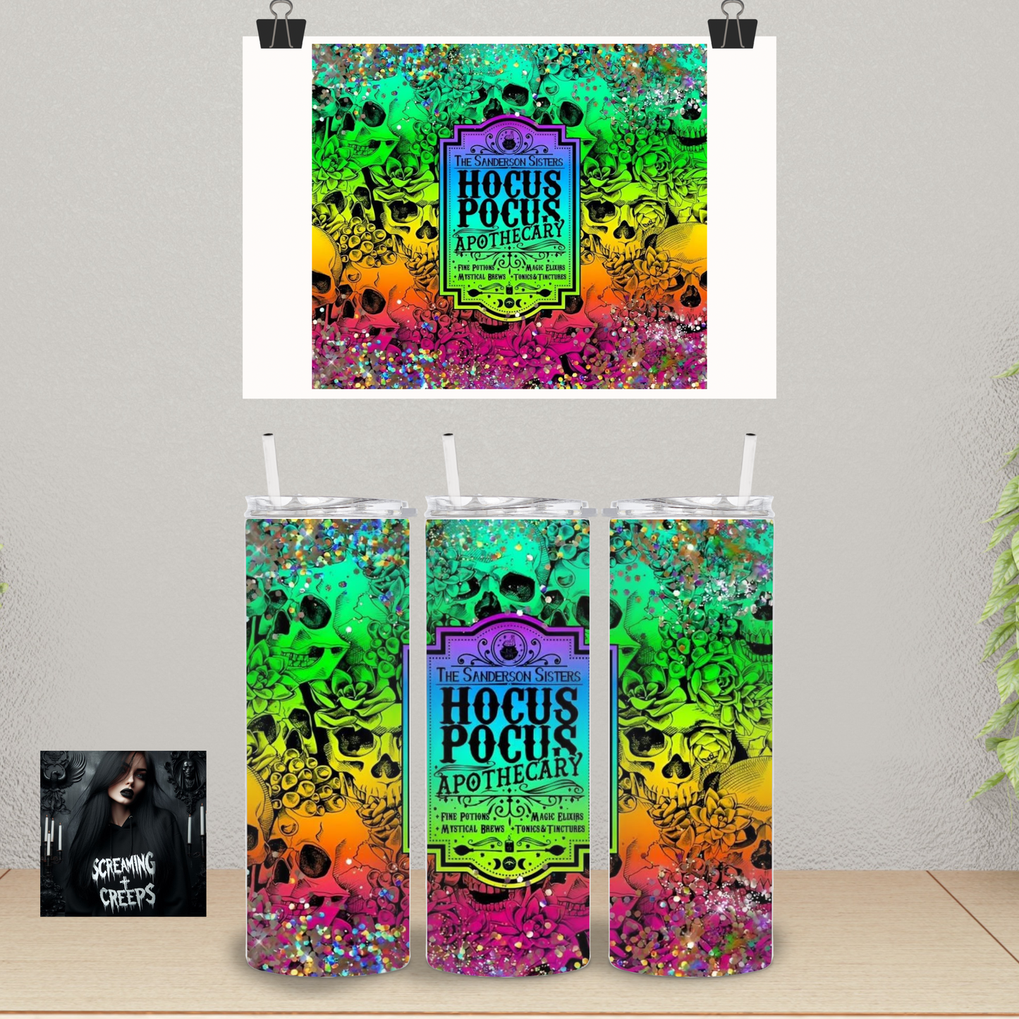 Classic Movie and Show Tumblers, Stainless Steel Edition for Halloween Movie Marathons