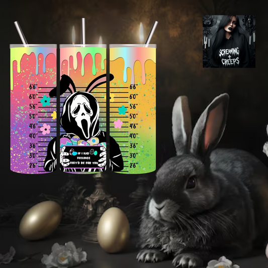 Creep Into Easter with Our Horror Scream Stainless Steel Tumbler!