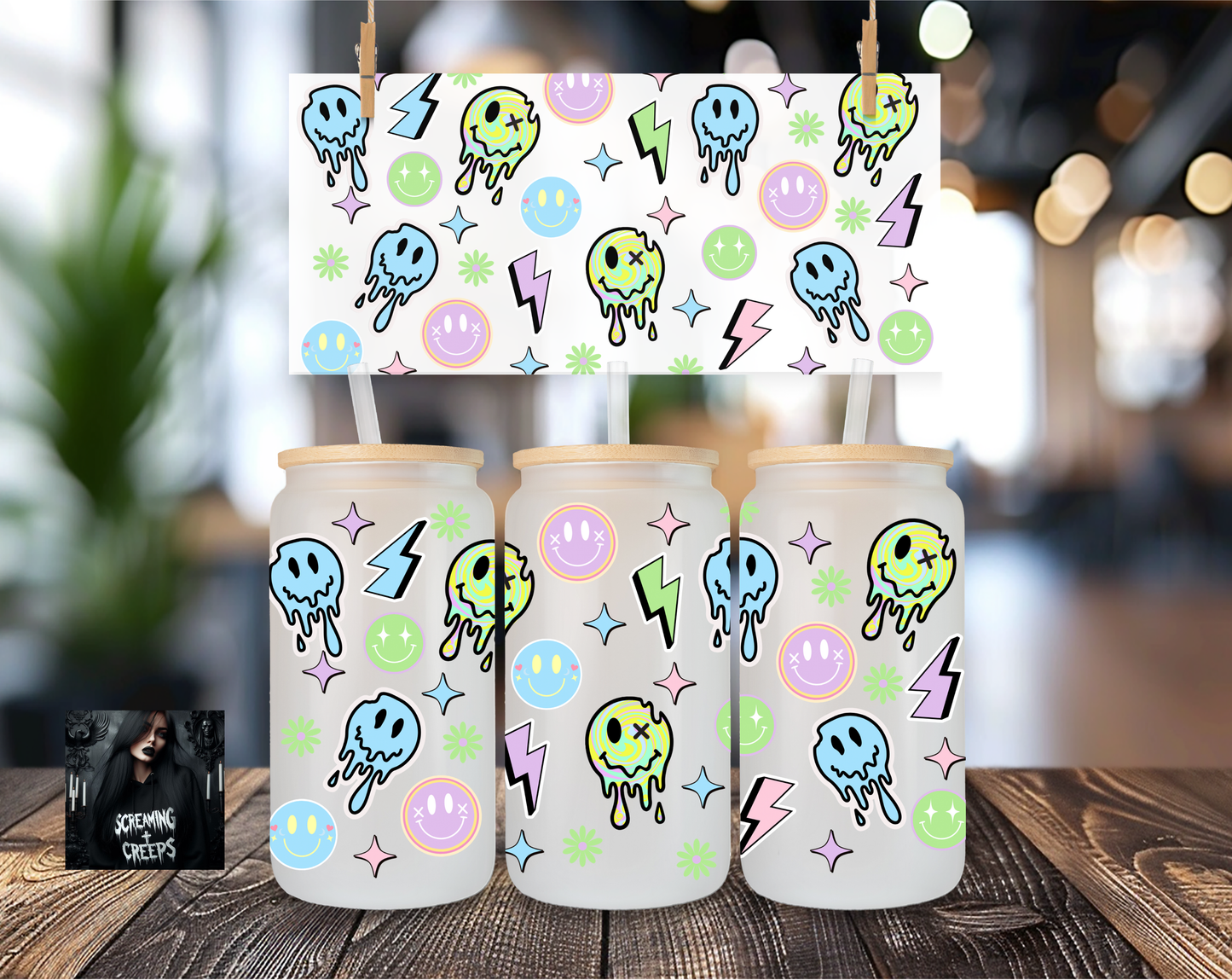 Libbey Coffee Cup Melting Happy Face