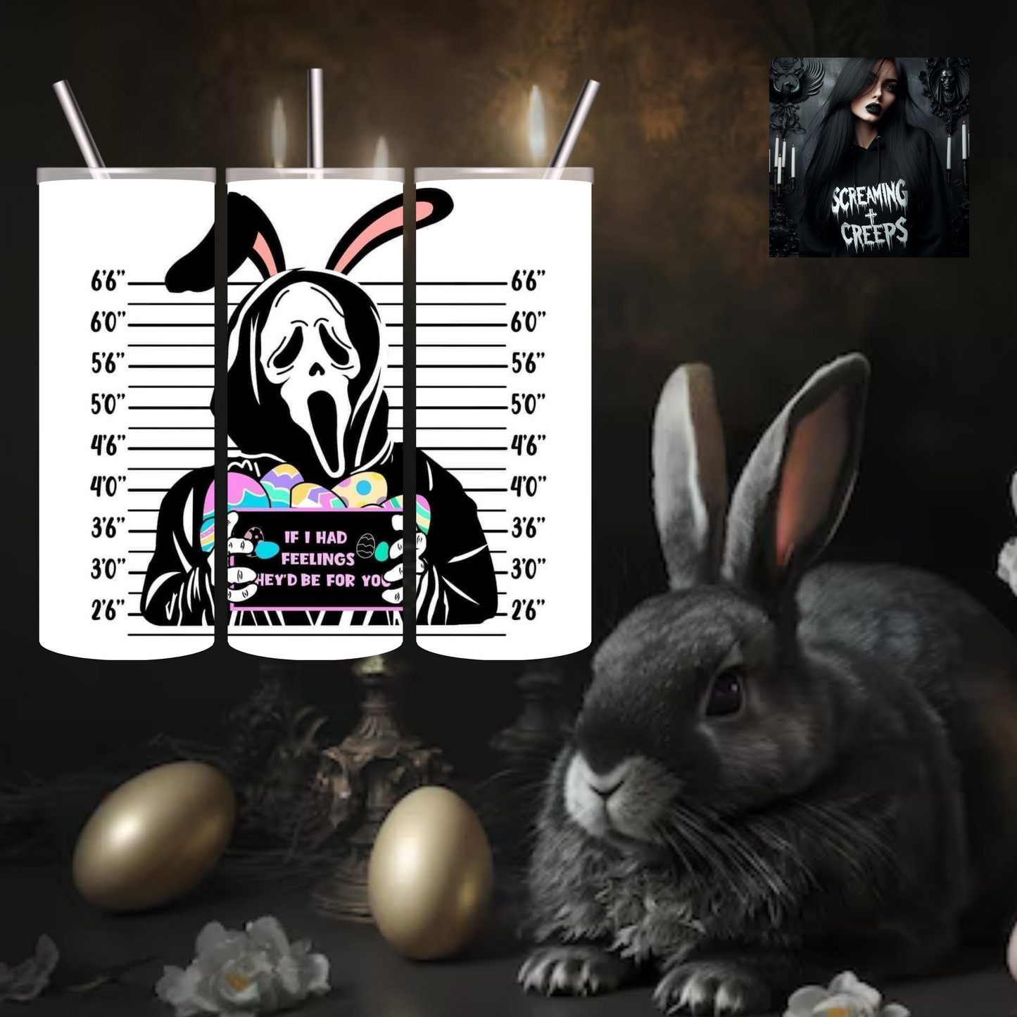 Creep Into Easter with Our Horror Stainless Steel Tumbler!