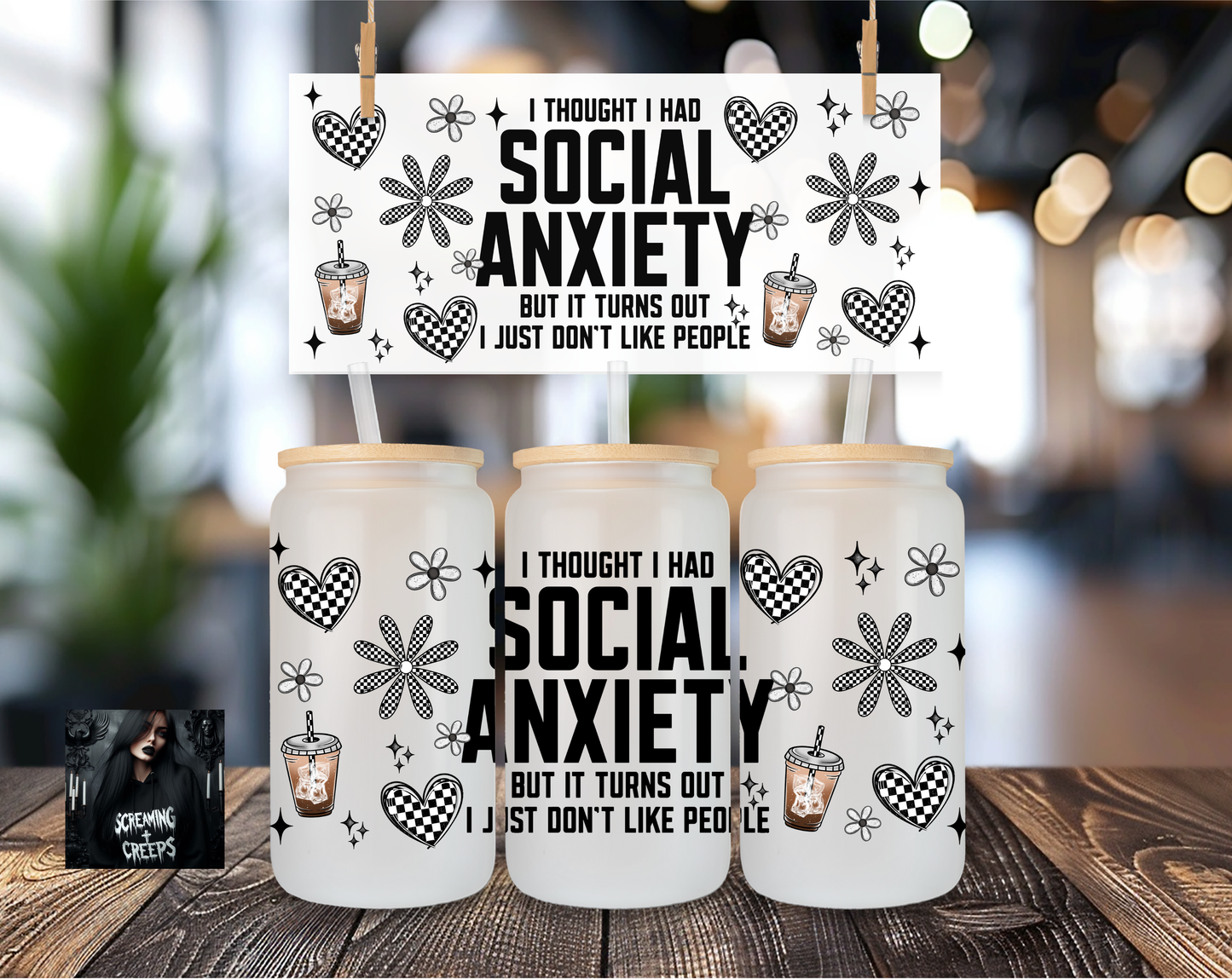 Libbey Coffee Cup Social Anxiety