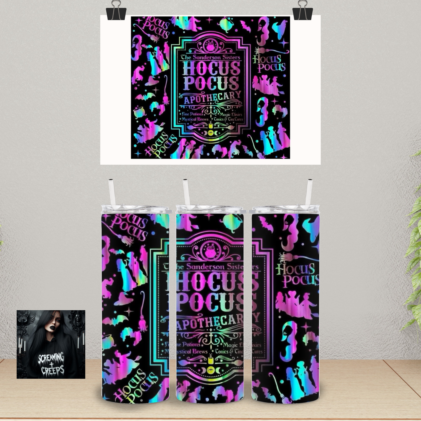 Classic Movie and Show Tumblers, Stainless Steel Edition for Halloween Movie Marathons