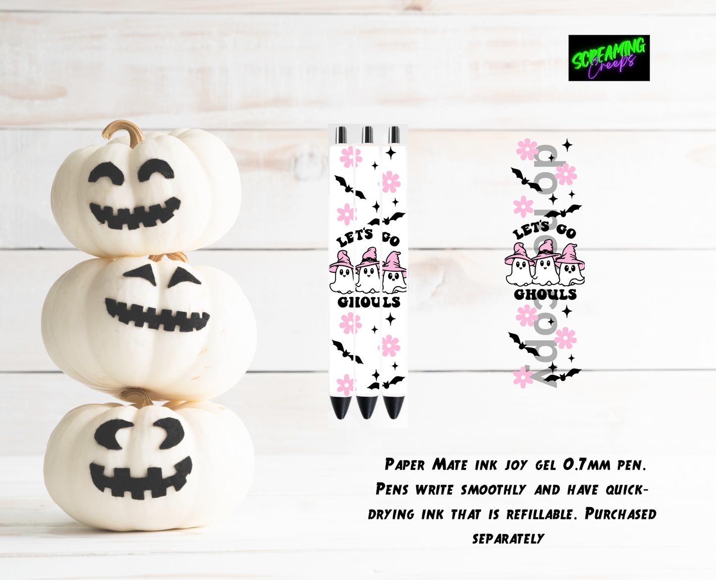 Lets Go Ghouls Custom Pen