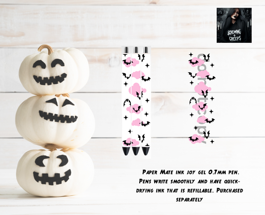 Bats and Clouds Custom Pen