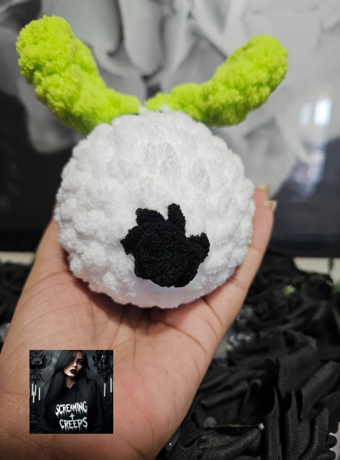 Handmade Beetlejuice Bee Plushie