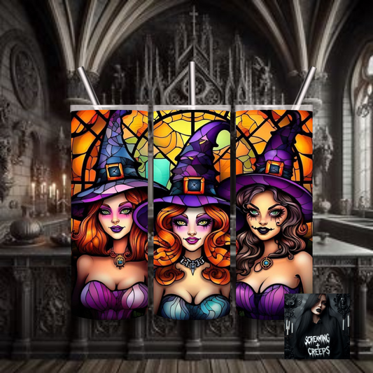 Mystifying Stainless Steel Tumbler with Witchy Aesthetic