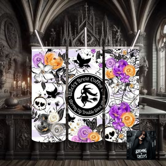 Mystifying Stainless Steel Tumbler with Witchy Aesthetic