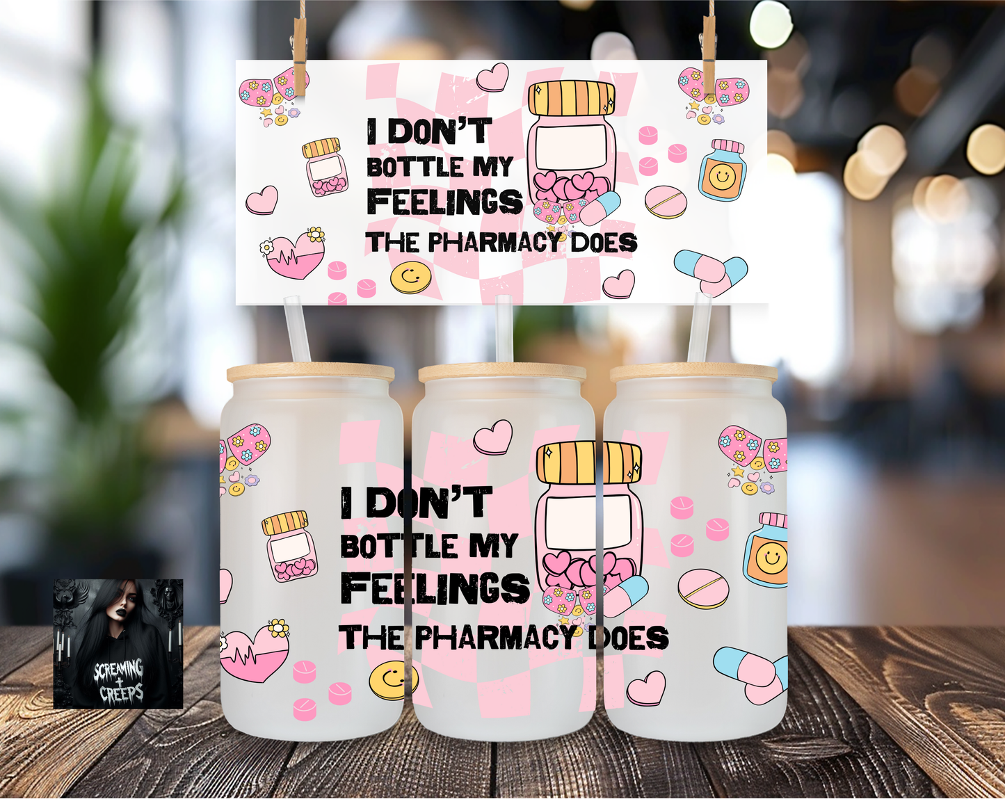 Libbey Coffee Cup I dont bottle my feelings