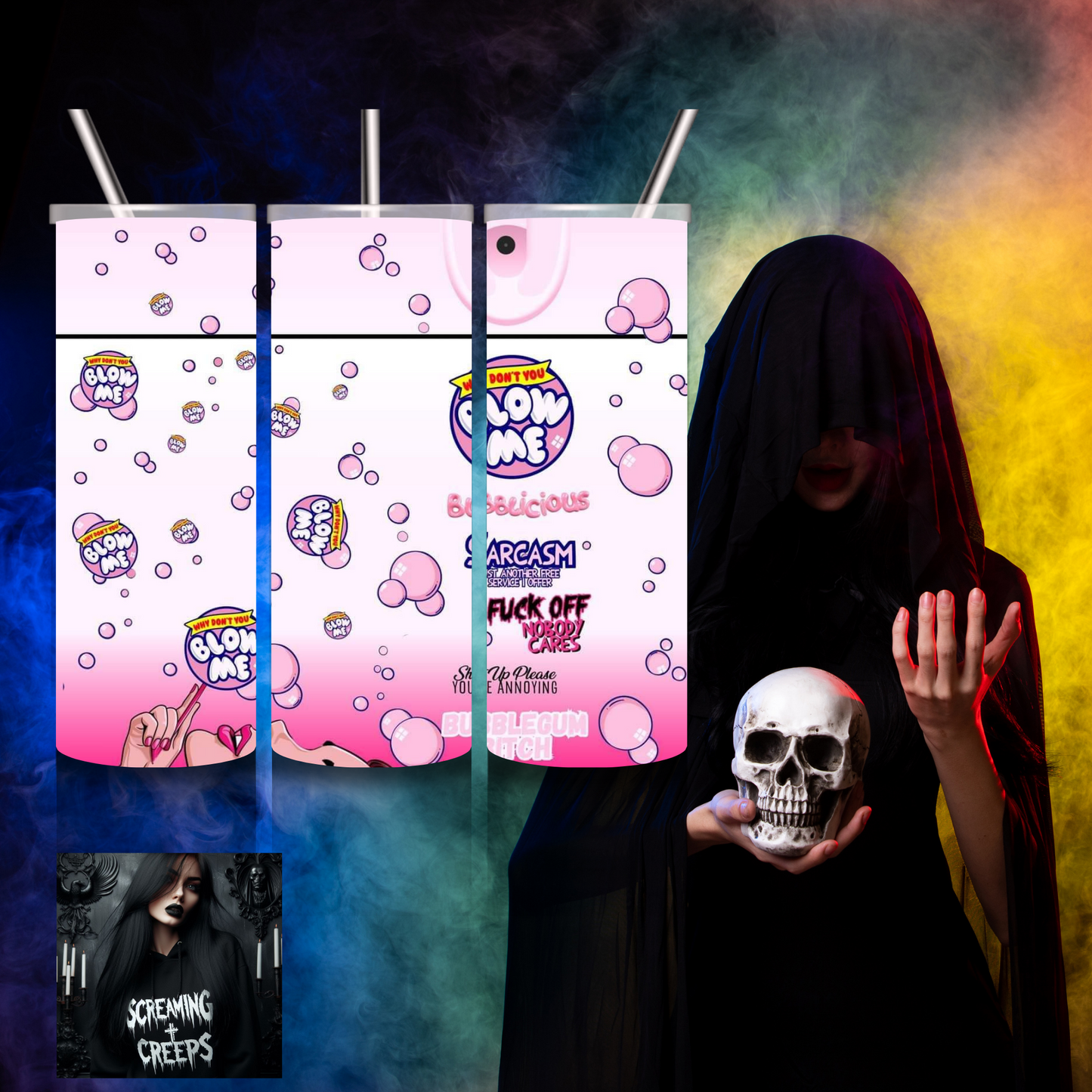 Wit On-the-Go, Sarcastic Stainless Steel Tumbler