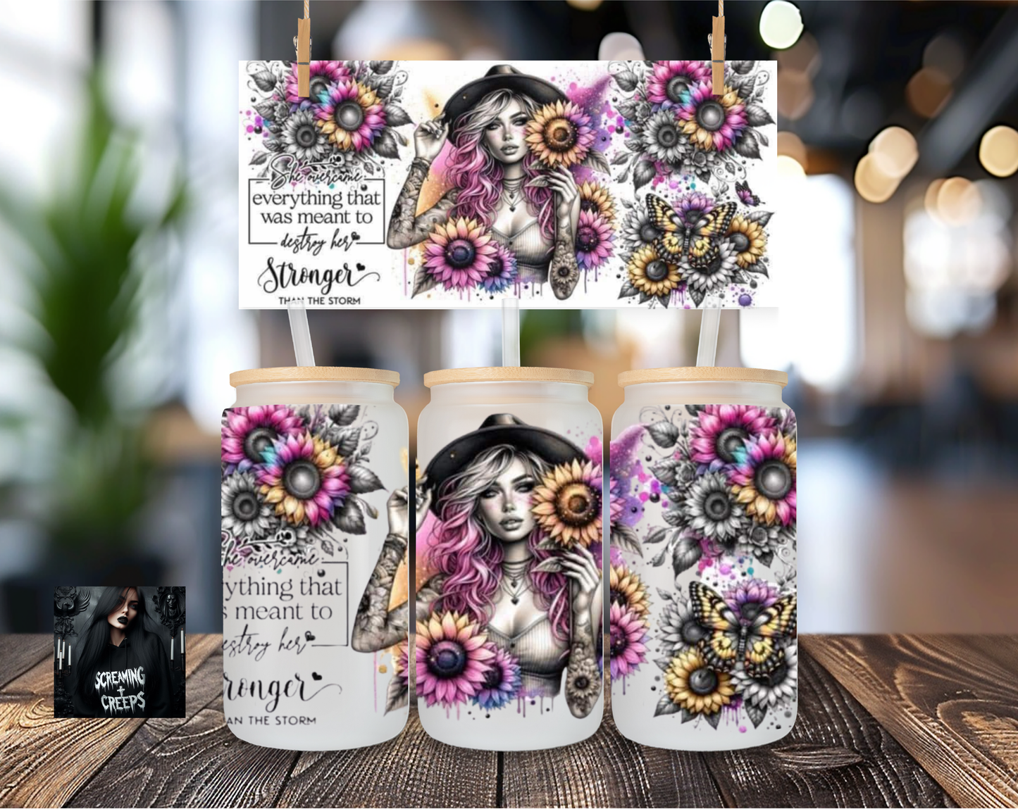 Libbey Coffee Cup She Overcame