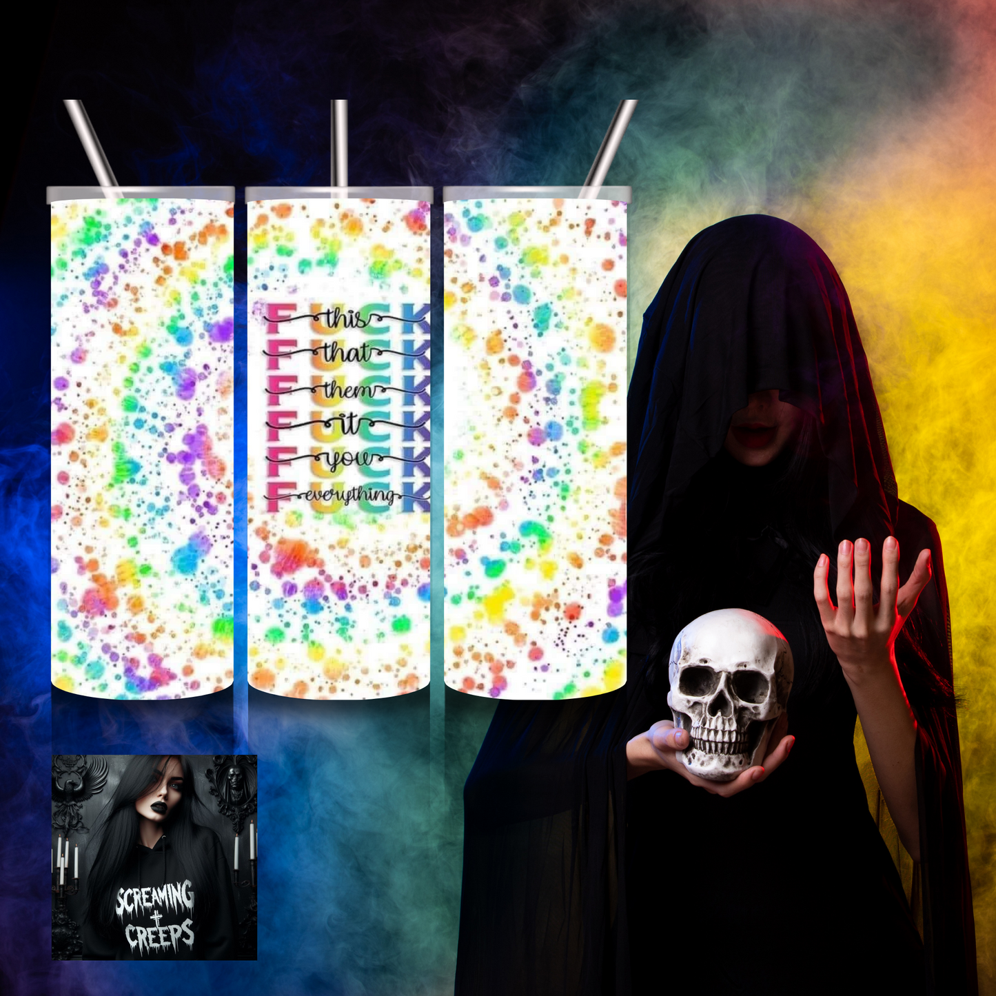 Sassy Sarcasm Sipper: Stainless Steel Tumbler for Witty Quips