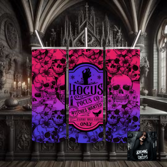 Spellbinding Witchy Hocus Pocus Tumbler Insulated and Durable