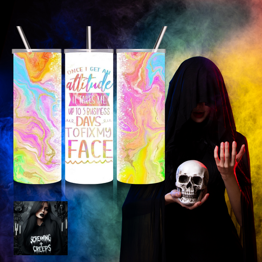 Sassy Sarcasm Sipper: Stainless Steel Tumbler for Witty Quips