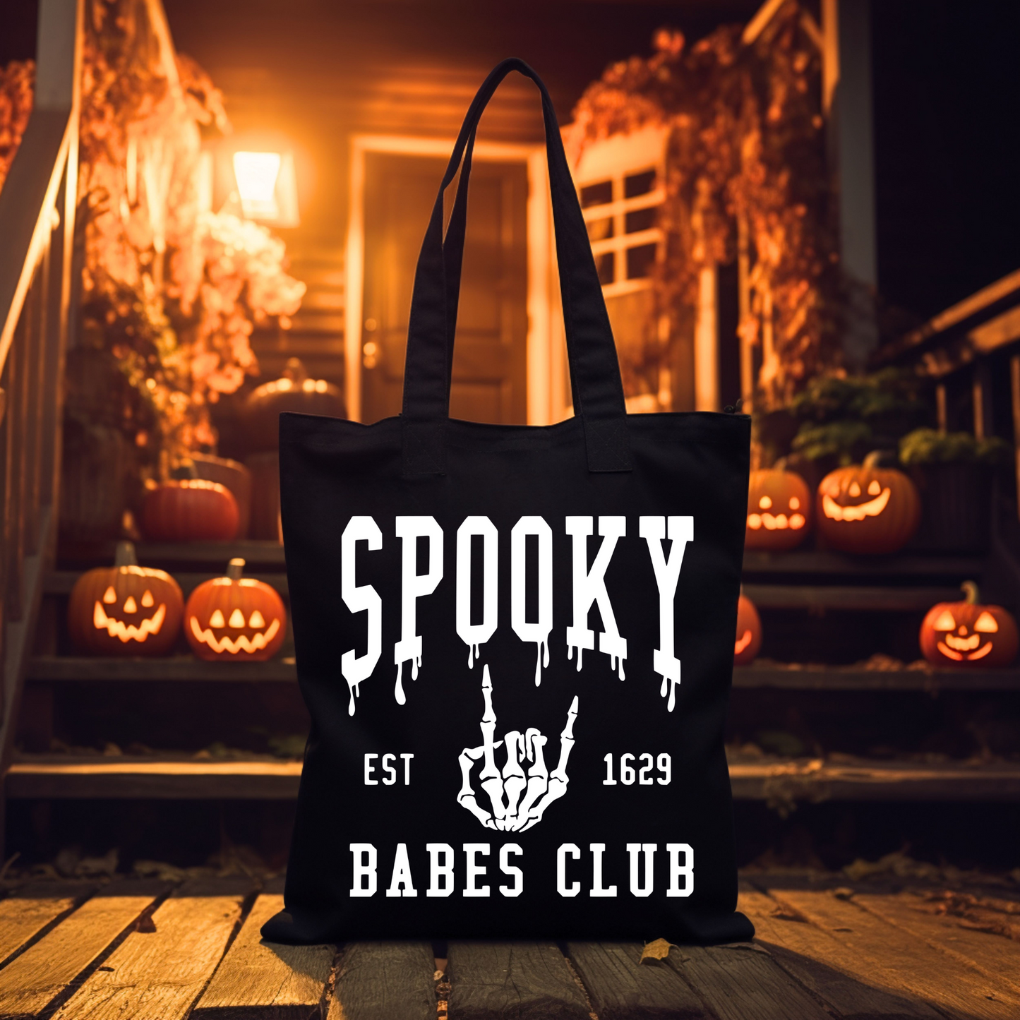 Spooky Babes Club Tote Bag