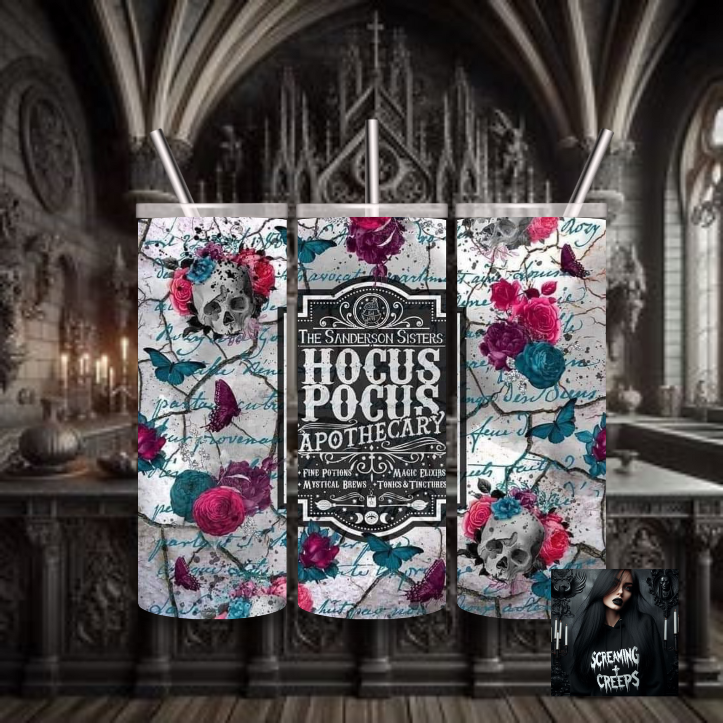 Spellbinding Witchy Hocus Pocus Tumbler Insulated and Durable