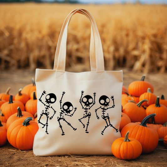 Dancing Skellies Tote Bag