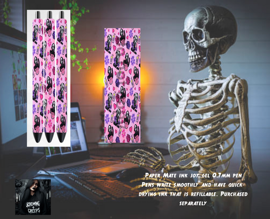 Pink Scream Collage Pen