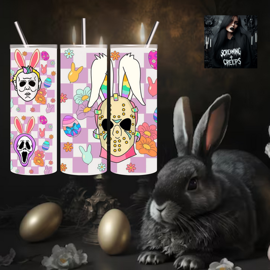 Creep Into Easter with Our Spooky Horror Stainless Steel Tumbler!