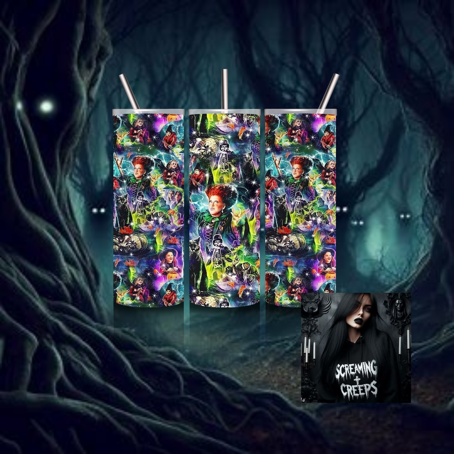 Creepy Classics Tumblers Stainless Steel Edition for Classic Movie Fans