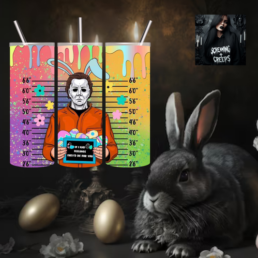 Michael Easter, Creep Into Easter with Our Spooky Horror Stainless Steel Tumbler!