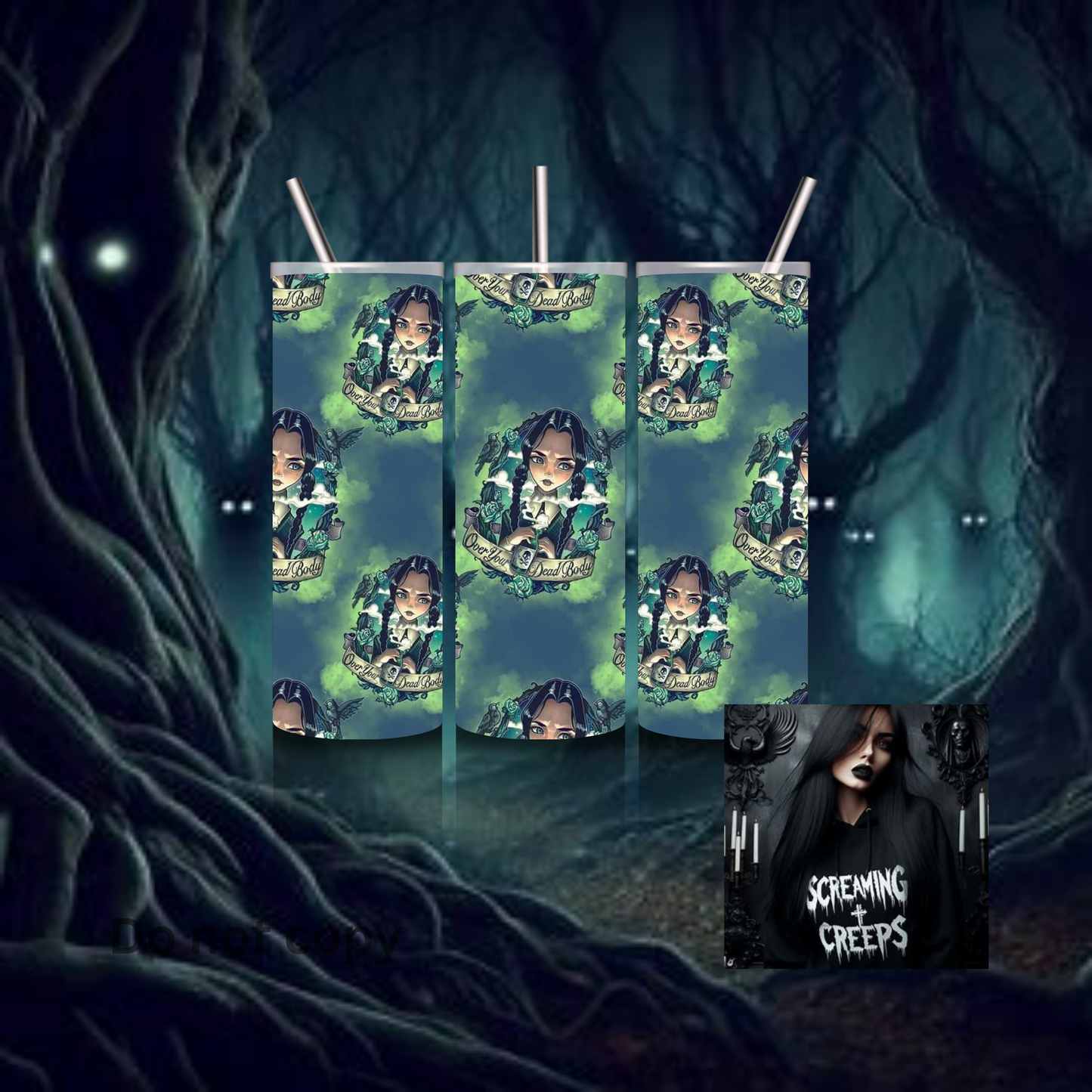 Classic Movie and Show Tumblers, Stainless Steel Edition for Halloween Movie Marathons