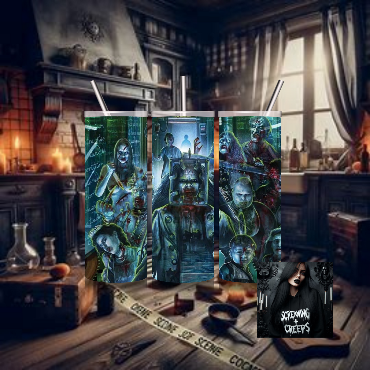 Thirteen Ghost, 20oz Insulated Drinking Tumbler