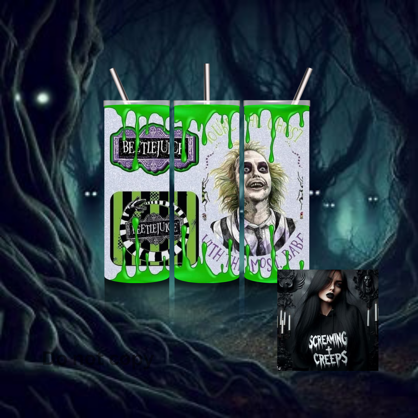 Classic Movie and Show Tumblers, Stainless Steel Edition for Halloween Movie Marathons