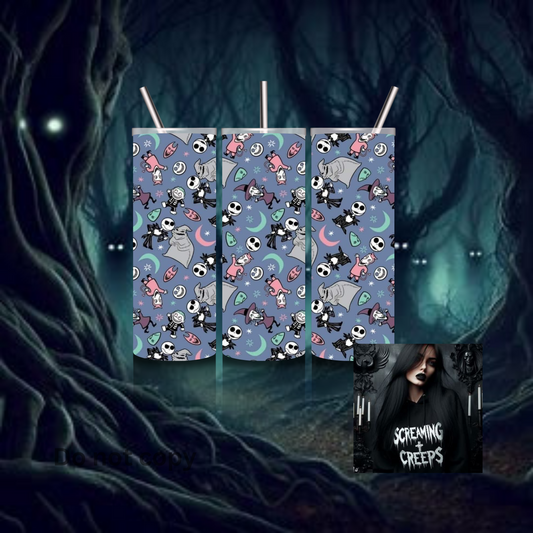 Classic Movie and Show Tumblers, Stainless Steel Edition for Halloween Movie Marathons